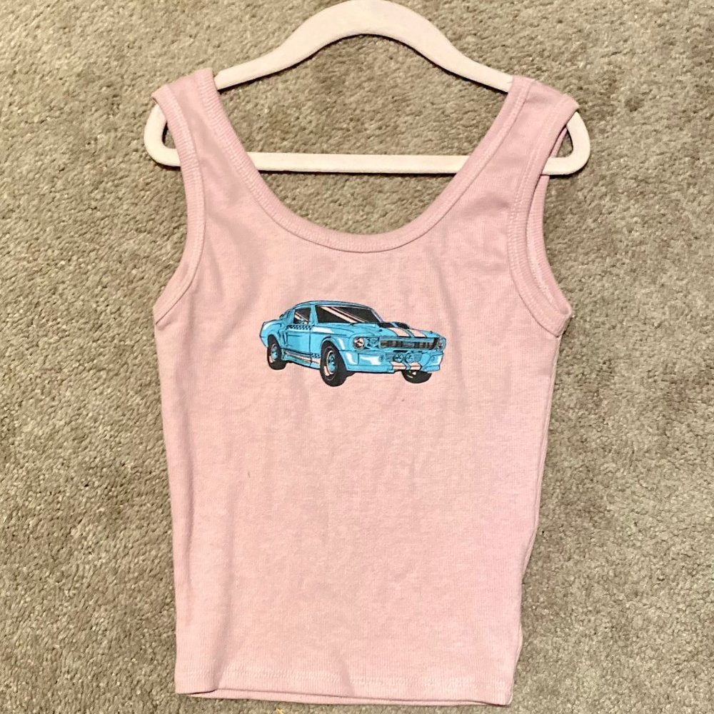 Graphic tank top
